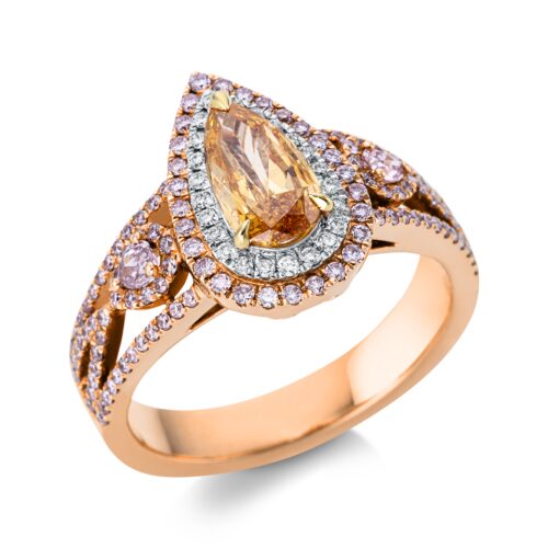 Ring Farbiger Diamant