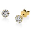 Material: gelbgold – Ohrstecker Illusion Classic