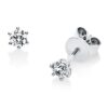 Material: weissgold – Ohrstecker Solitaire