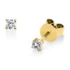 Material: gelbgold – Ohrstecker Solitaire
