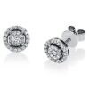 Material: weissgold – Ohrstecker Illusion Classic