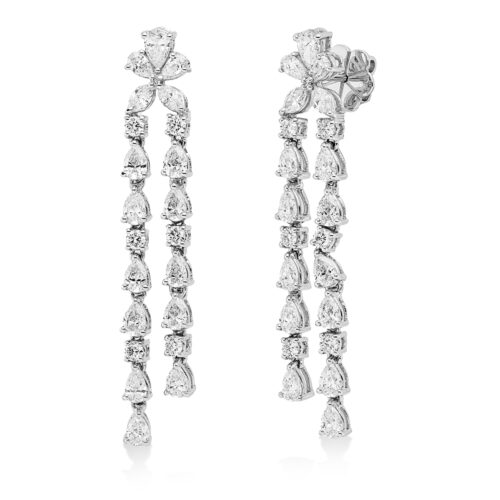 Ohrschmuck Mehrfachsteinbesatz