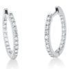 Material: weissgold – Creolen Modern Woman
