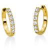 Material: gelbgold – Creolen Modern Woman