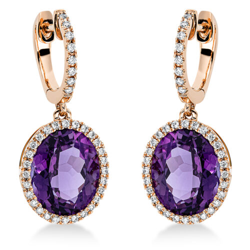 Ohrschmuck Farbstein Fashion