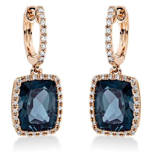 Ohrschmuck Farbstein Fashion