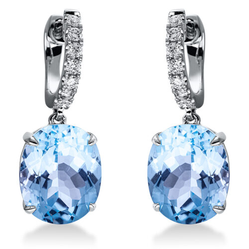 Ohrschmuck Farbstein Fashion