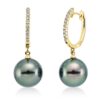 Material: gelbgold – Ohrschmuck Perle