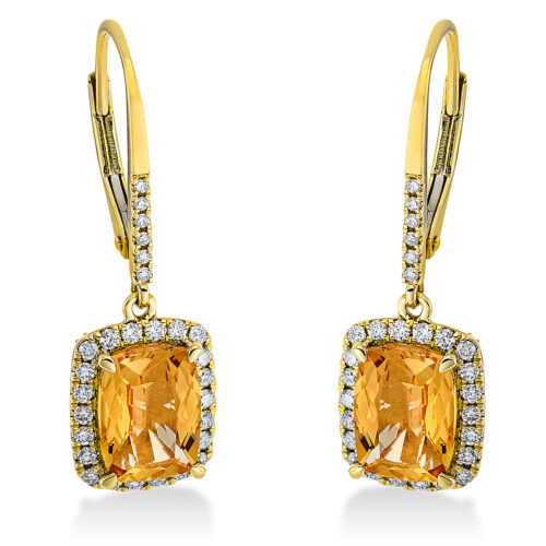 Ohrschmuck Farbstein Fashion
