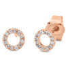 Material: rotgold – Ohrstecker Modern Woman