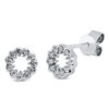 Material: weissgold – Ohrstecker Modern Woman