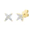 Material: gelbgold – Ohrstecker Modern Woman