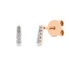 Material: rotgold – Ohrstecker Modern Woman