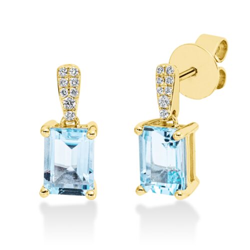 Ohrschmuck Farbstein Fashion