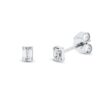 Material: weissgold – Ohrstecker Solitaire