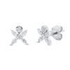 Material: weissgold – Ohrstecker Modern Woman