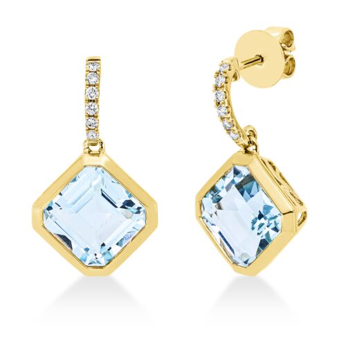Ohrschmuck Farbstein Fashion