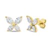 Material: gelbgold – Ohrstecker Modern Woman