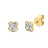 Material: gelbgold – Ohrstecker Illusion Classic