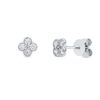Material: weissgold – Ohrstecker Illusion Classic