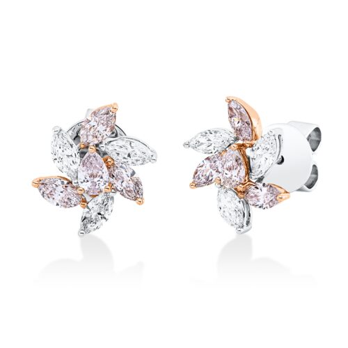 Ohrstecker Farbiger Diamant