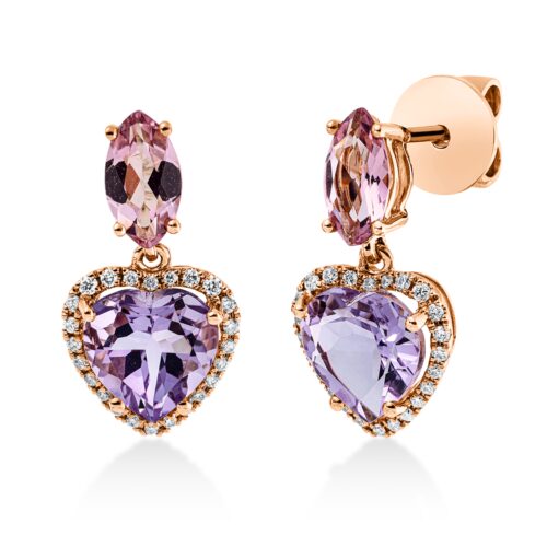 Ohrschmuck Farbstein Fashion
