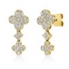 Material: gelbgold – Ohrstecker Pavé