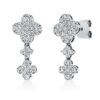 Material: weissgold – Ohrstecker Pavé