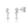 Material: weissgold – Ohrstecker Modern Woman