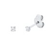 Material: weissgold – Ohrstecker Solitaire