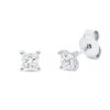 Material: weissgold – Ohrstecker Solitaire
