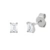 Material: weissgold – Ohrstecker Solitaire