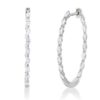 Material: weissgold – Creolen Modern Woman
