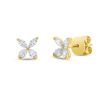 Material: gelbgold – Ohrstecker Modern Woman