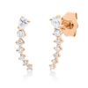 Material: rotgold – Ohrstecker Modern Woman
