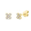 Material: gelbgold – Ohrstecker Modern Woman
