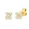 Material: gelbgold – Ohrstecker Modern Woman