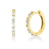 Material: gelbgold – Creolen Baguette