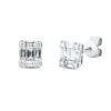 Material: weissgold – Ohrstecker Illusion Classic