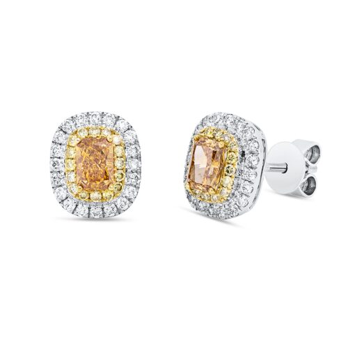 Ohrstecker Farbiger Diamant