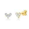 Material: gelbgold – Ohrstecker Modern Woman