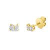 Material: gelbgold – Ohrstecker Modern Woman