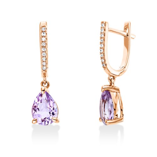 Ohrschmuck Farbstein Fashion