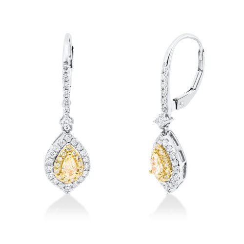 Ohrschmuck Farbiger Diamant
