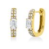 Material: gelbgold – Creolen Baguette