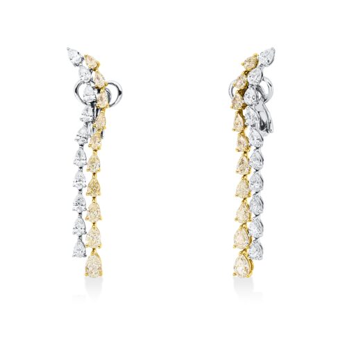 Ohrschmuck Farbiger Diamant