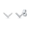 Material: weissgold – Ohrstecker Modern Woman