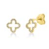 Material: gelbgold – Ohrstecker Modern Woman