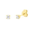 Material: gelbgold – Ohrstecker Solitaire