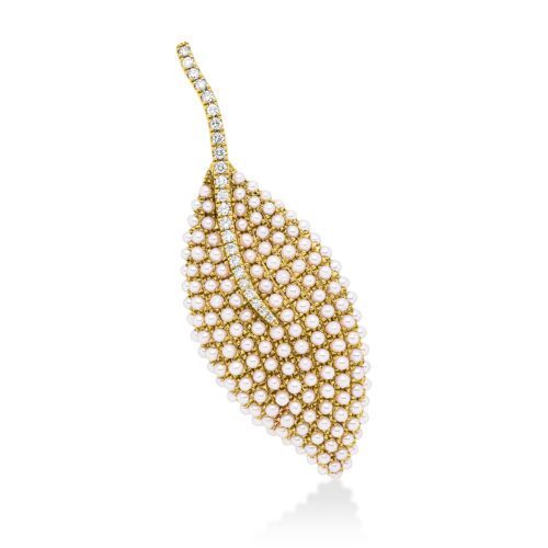 Brosche Perle